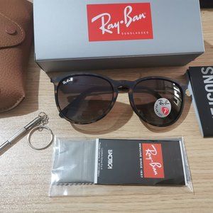Ray-ban Erika Tortoise POLARIZED Matte NEW